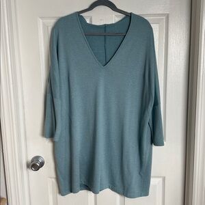 teal dress size m/l